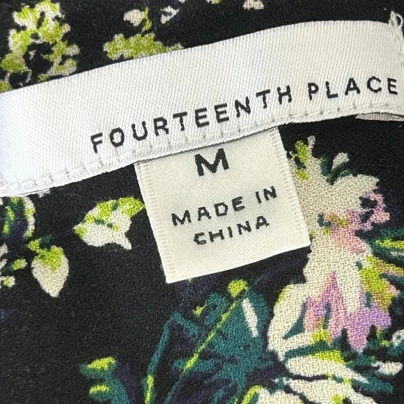 Fourteenth Place Nordstrom Floral Hi Lo Maxi Dress Size Medium - Picture 4 of 10